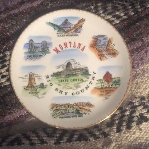 7 inch Montana Collectible Plate
